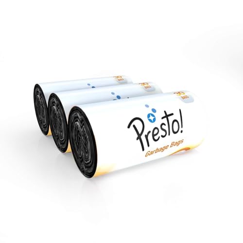 Presto! Garbage Bags Medium 180 Count Black