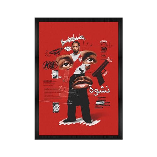 CodersParadise F1 Red Racing Car Poster Frame A4 Framed Wall Art