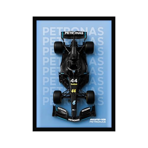 CodersParadise F1 Red Racing Car Poster Frame A4 Framed Wall Art