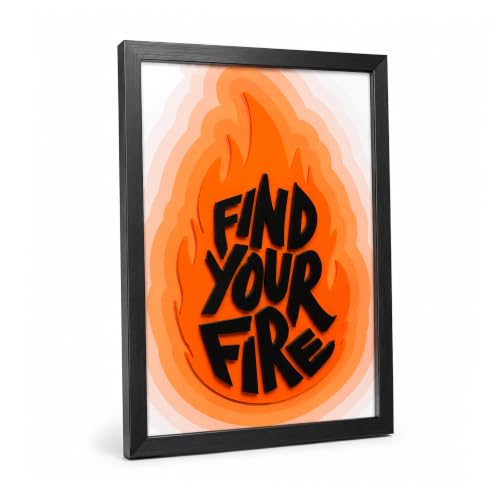 CodersParadise CR7-Inspired Football Icon Poster Frame A4 Framed Wall Art