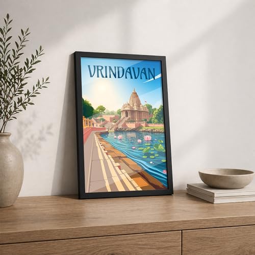 CodersParadise F1 Red Racing Car Poster Frame A4 Framed Wall Art