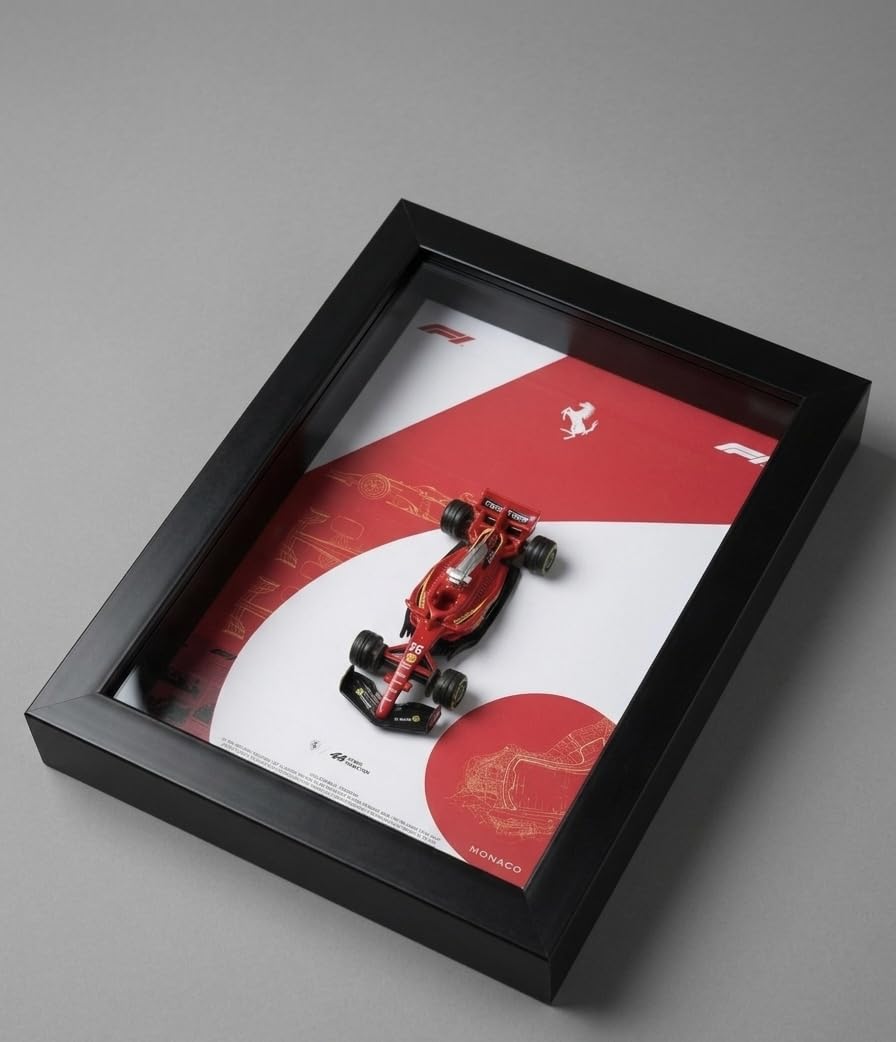 F1 Edition 3D Premium Car Frame 1:35 Scale Die Cast Wall Art