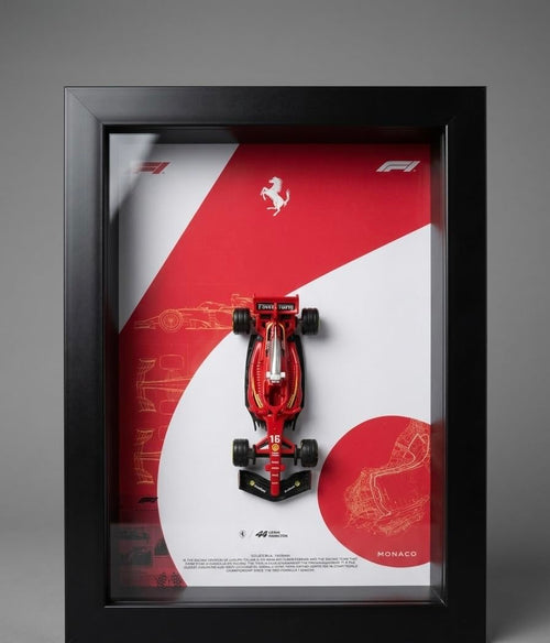 F1 Edition 3D Premium Car Frame 1:35 Scale Die Cast Wall Art