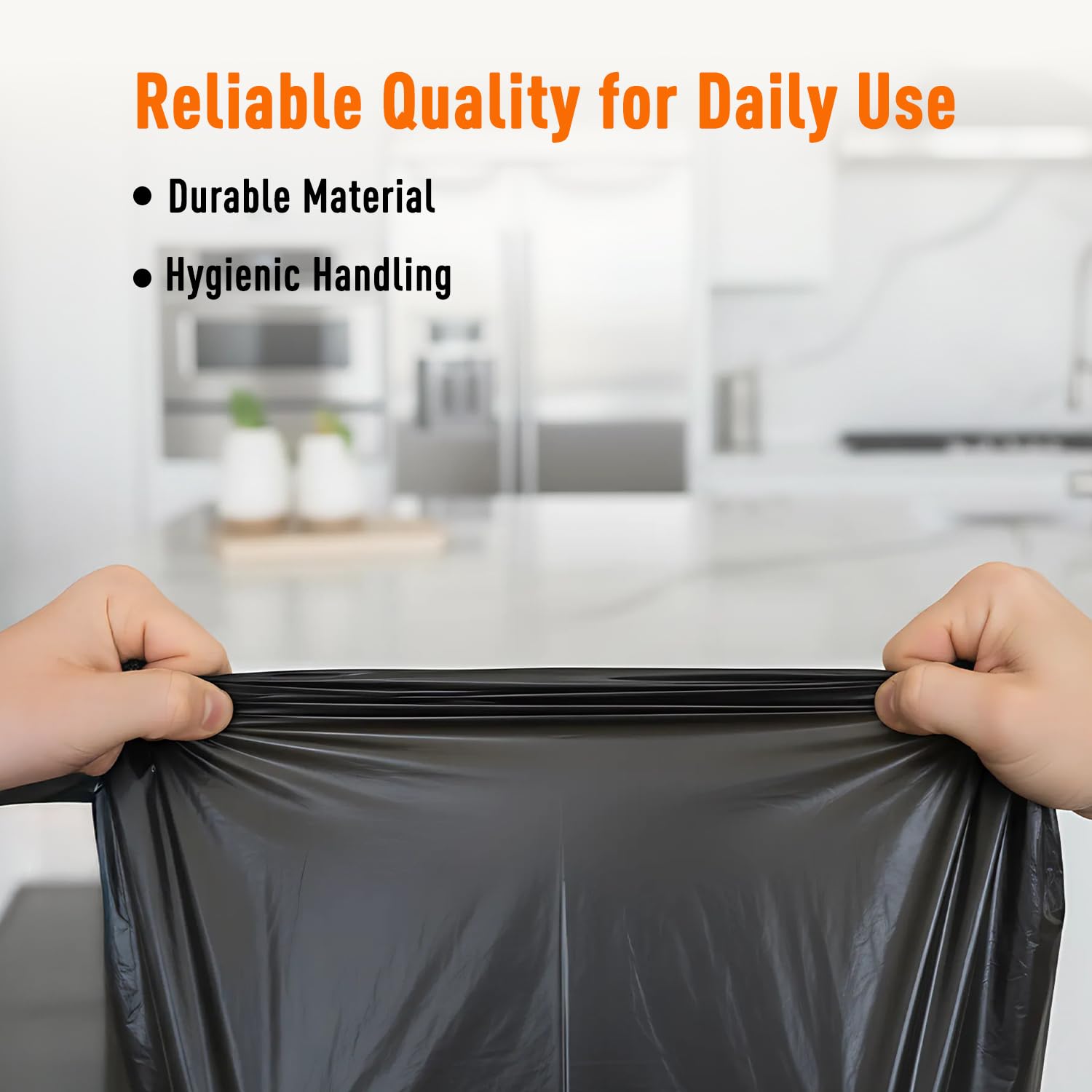Presto! Garbage Bags Medium 180 Count Black