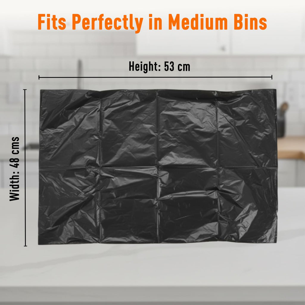 Presto! Garbage Bags Medium 180 Count Black