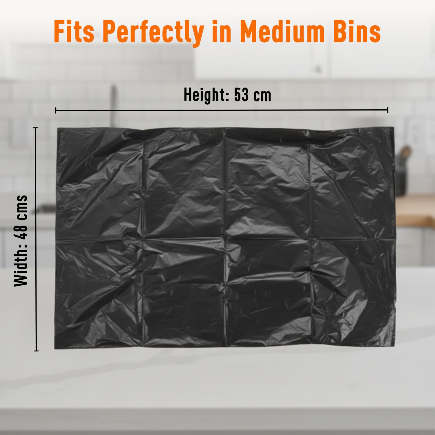 Presto! Garbage Bags Medium 180 Count Black