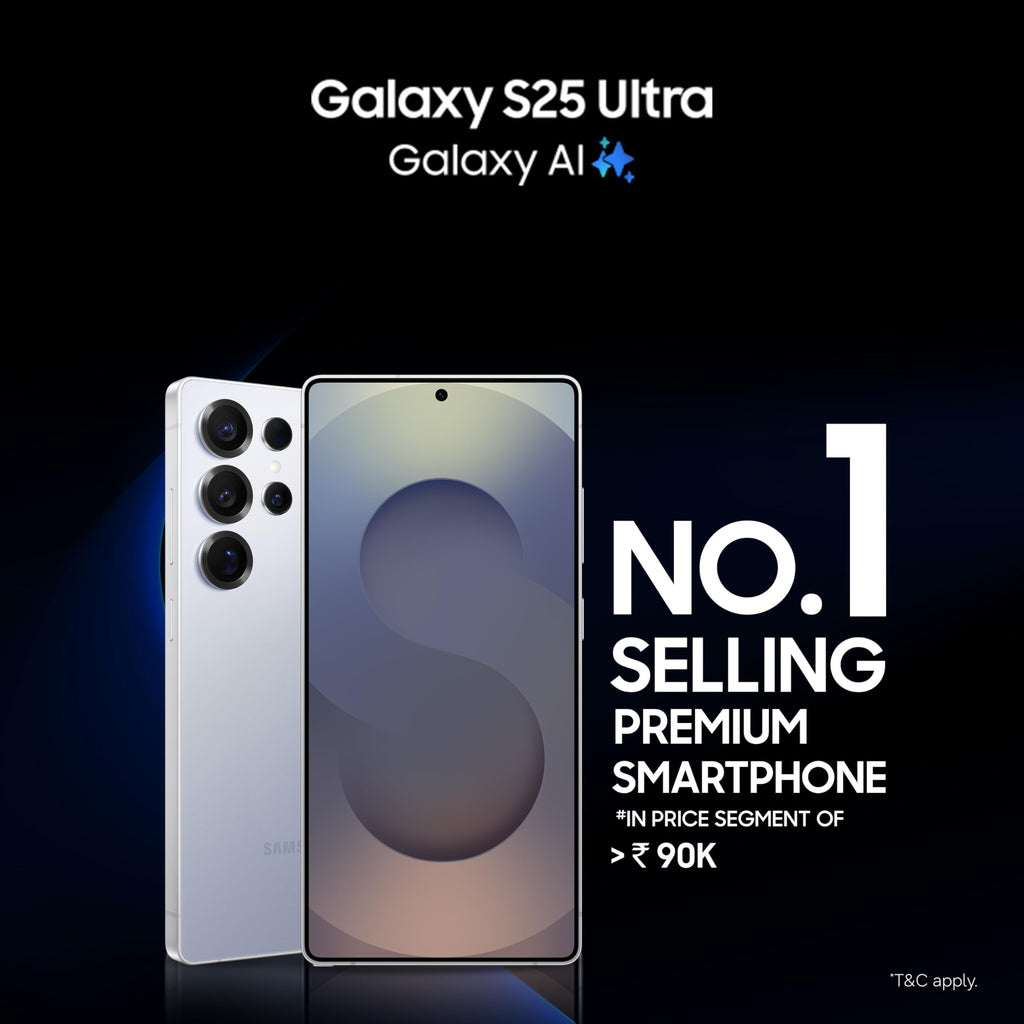 Samsung Galaxy S25 Ultra 5G AI Smartphone (Titanium Whitesilver, 12GB RAM, 256GB Storage), 200MP Camera, S Pen Included, Long Battery Life