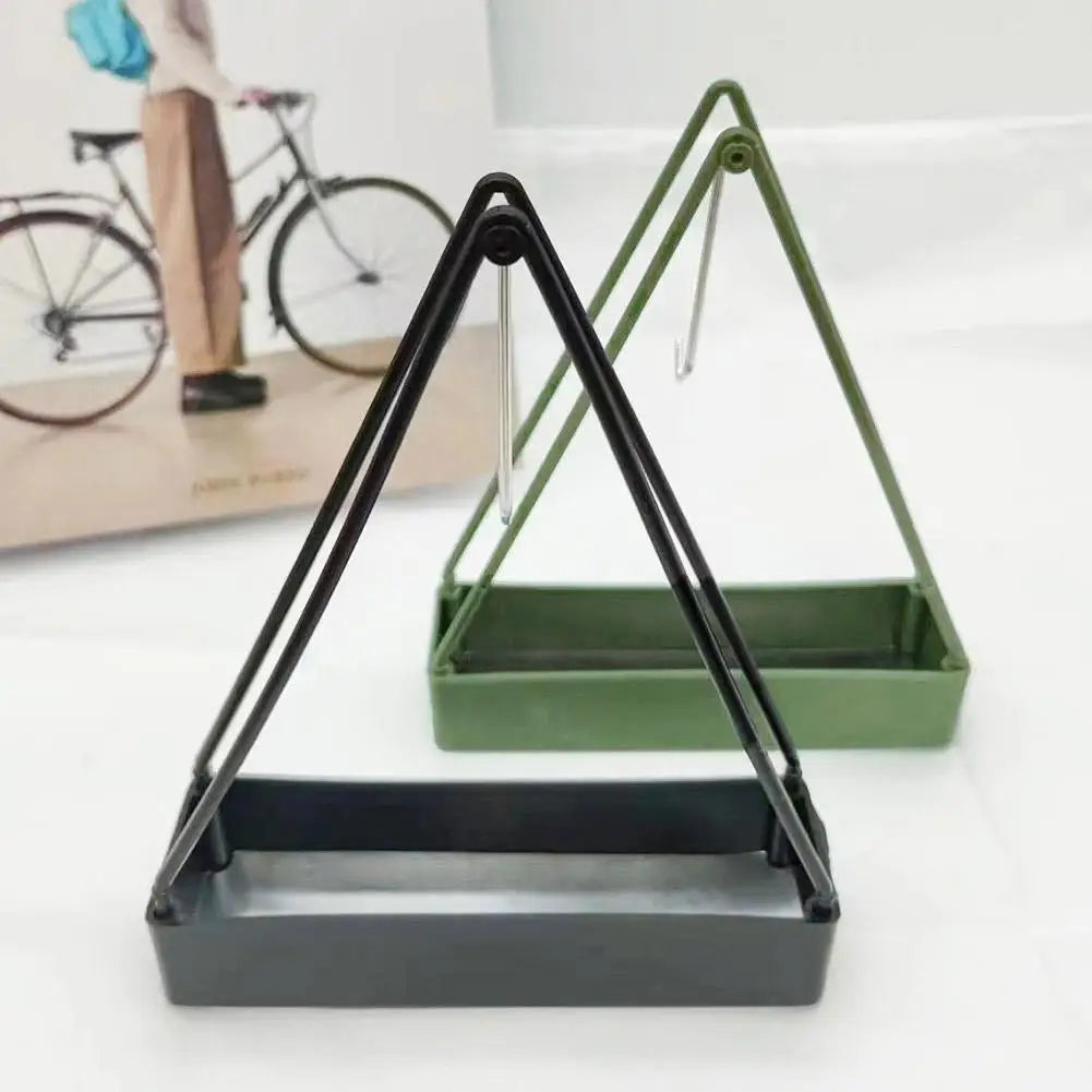 Mosquito Coil Holder With Tray Creative Wrought Triangular Shape Mosquito Repellent Incense Rack Home Decor Tool