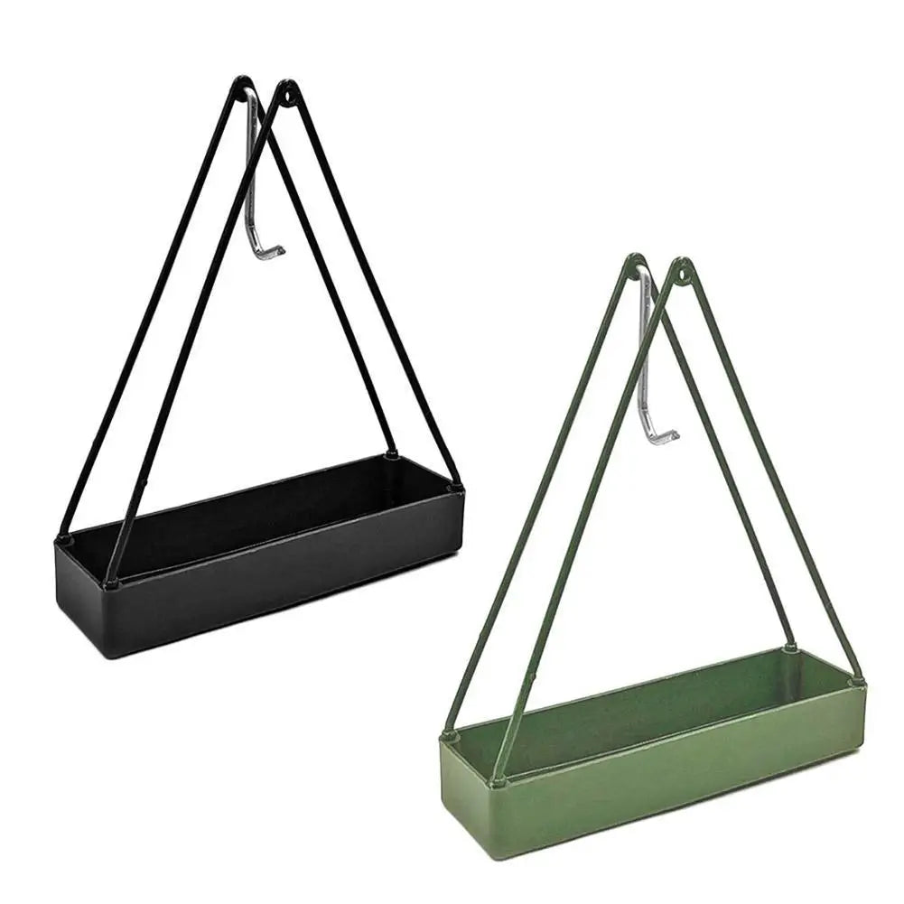 Mosquito Coil Holder With Tray Creative Wrought Triangular Shape Mosquito Repellent Incense Rack Home Decor Tool